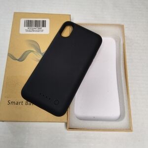 Battery Case for iPhone X/XS/10, 6500mAh Upgraded Rechargeable Charger Case Port